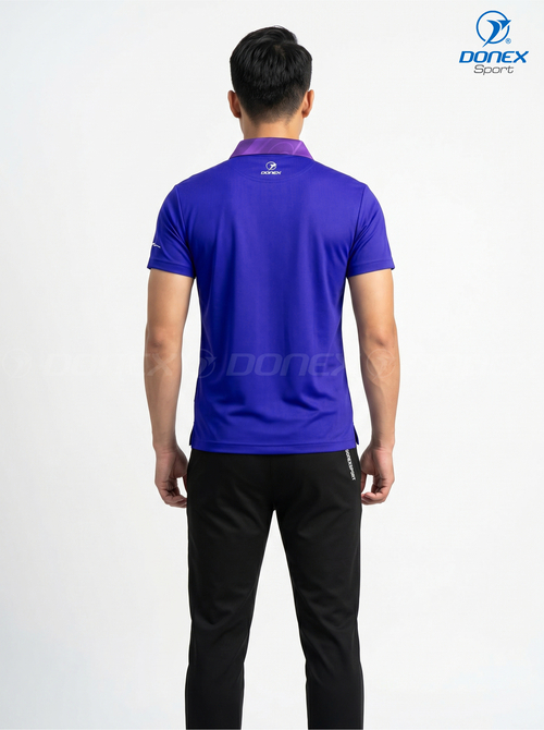 Áo thể thao nam MC-9158-09-01 Tím phối trắng